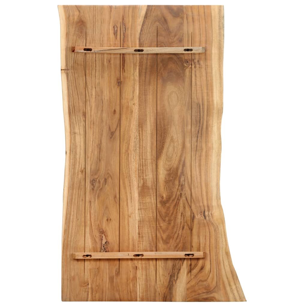 Tafelblad 100x(50-60)x2,5 cm massief acaciahout is nu te koop bij PeponiXL, paradijselijk wonen!