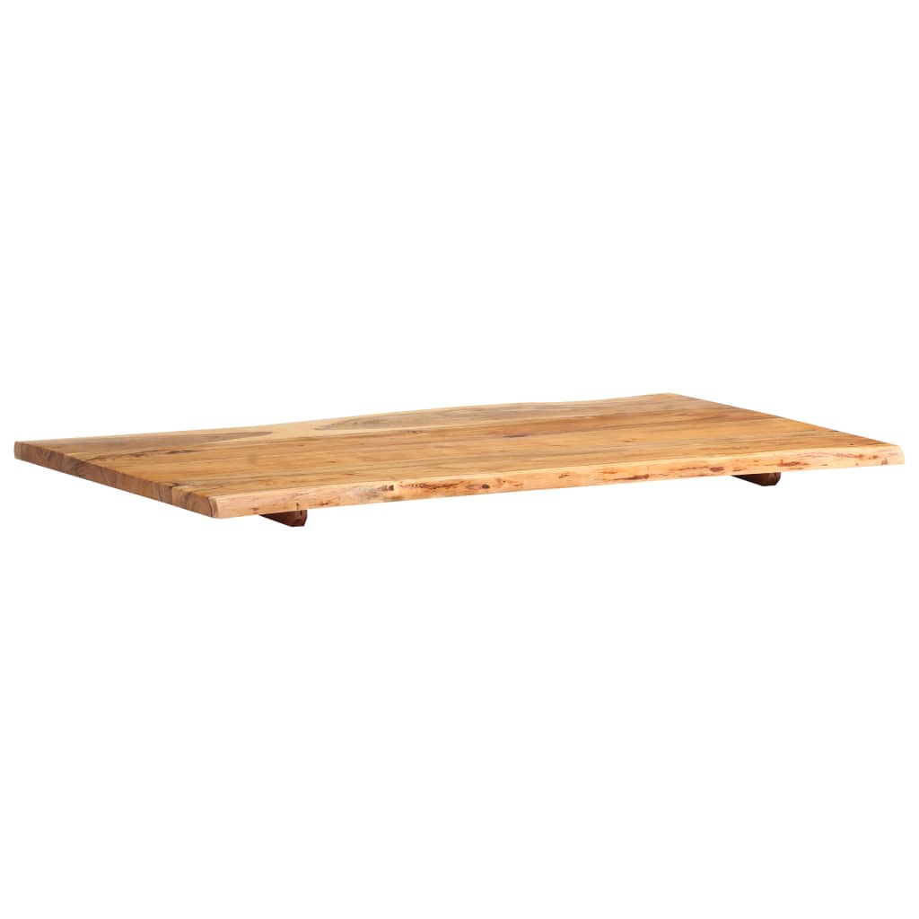 Tafelblad 100x(50-60)x2,5 cm massief acaciahout is nu te koop bij PeponiXL, paradijselijk wonen!