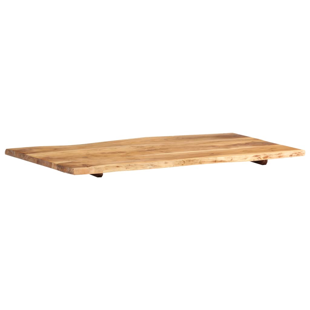 Tafelblad 100x(50-60)x2,5 cm massief acaciahout is nu te koop bij PeponiXL, paradijselijk wonen!