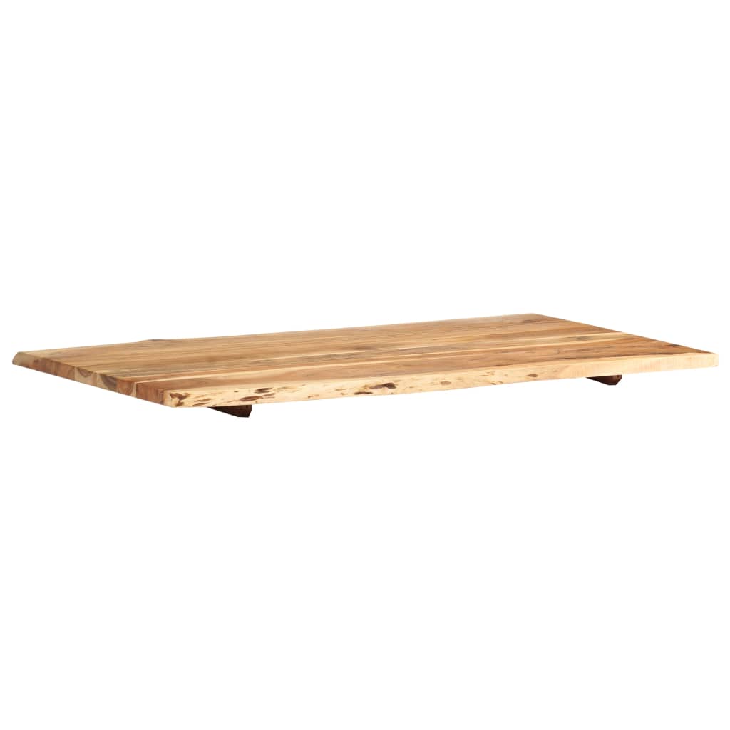 Tafelblad 100x(50-60)x2,5 cm massief acaciahout is nu te koop bij PeponiXL, paradijselijk wonen!