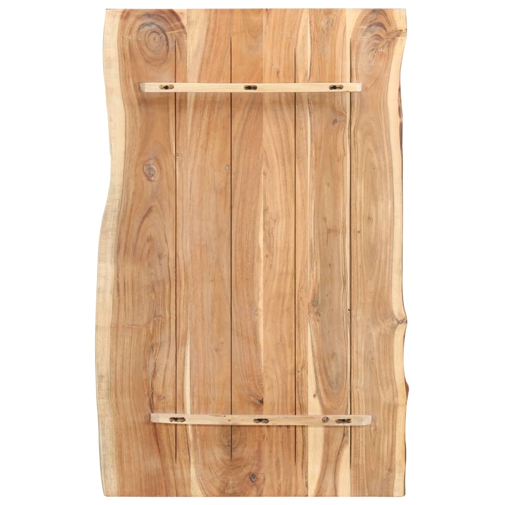 Tafelblad 100x(50-60)x3,8 cm massief acaciahout is nu te koop bij PeponiXL, paradijselijk wonen!