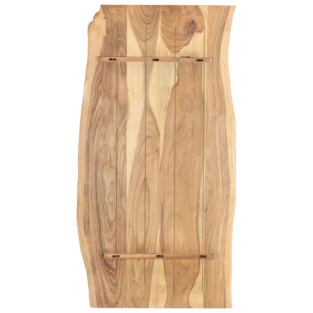 Tafelblad 118x(50-60)x2,5 cm massief acaciahout is nu te koop bij PeponiXL, paradijselijk wonen!