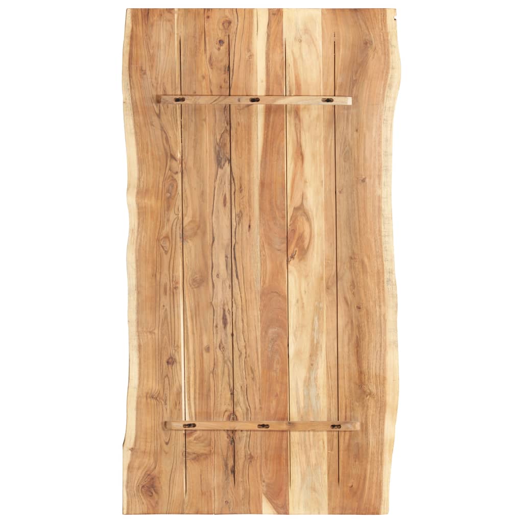 Tafelblad 118x(50-60)x3,8 cm massief acaciahout is nu te koop bij PeponiXL, paradijselijk wonen!