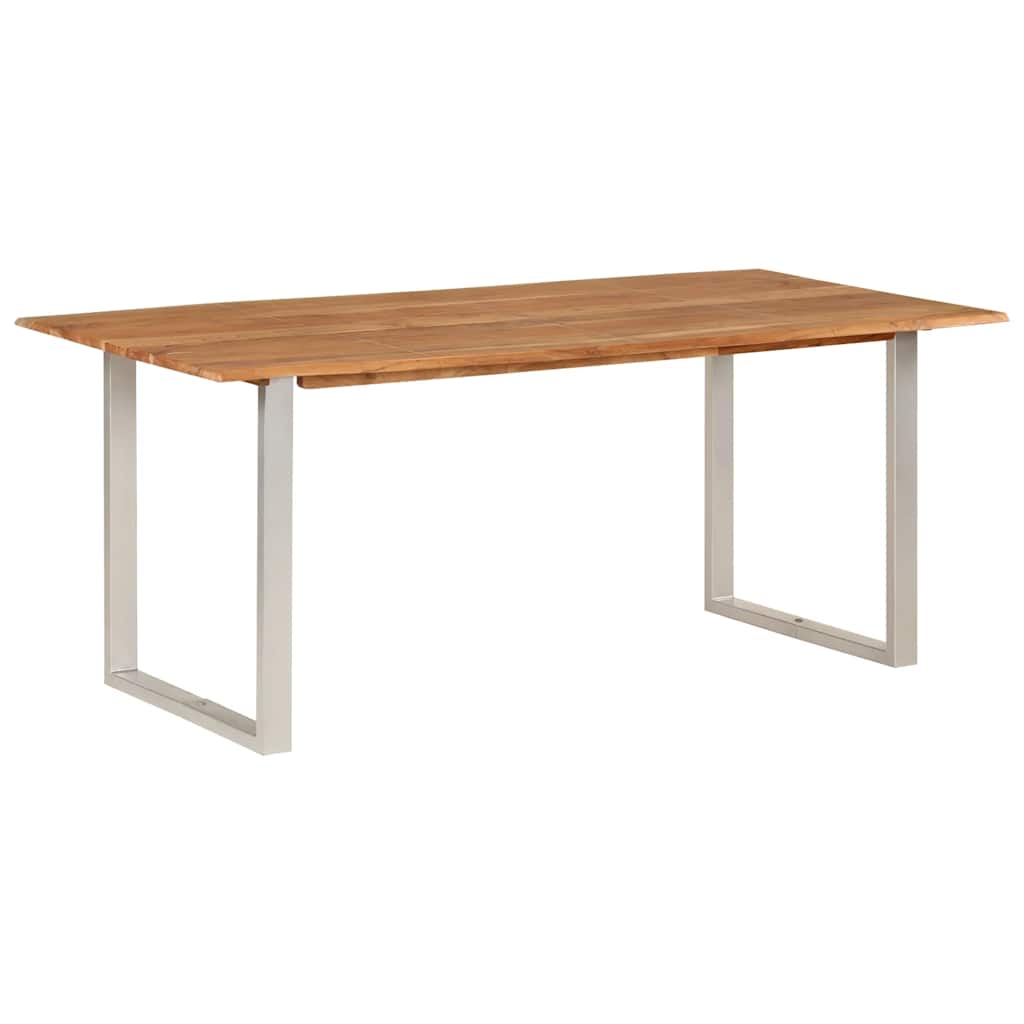 Eettafel 180x90x76 cm massief acaciahout is nu te koop bij PeponiXL, paradijselijk wonen!