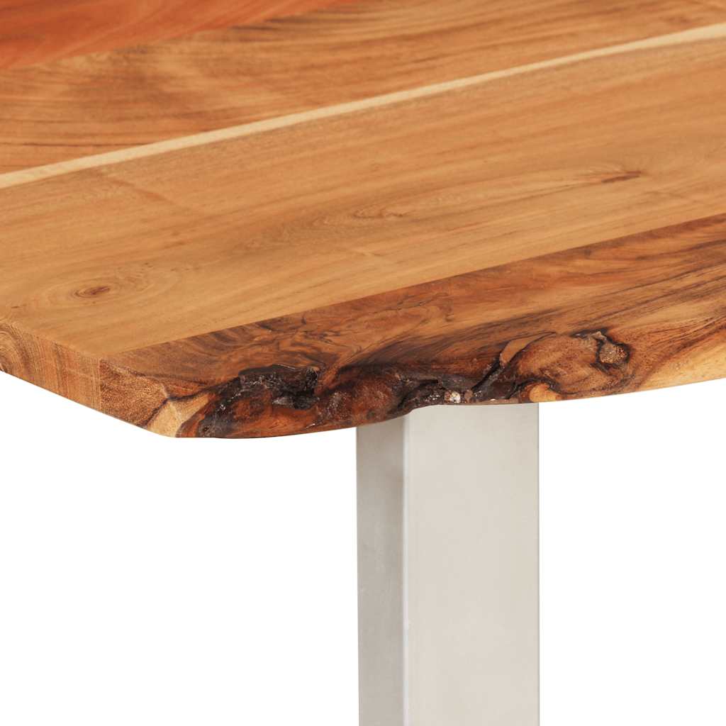 Eettafel 180x90x76 cm massief acaciahout is nu te koop bij PeponiXL, paradijselijk wonen!