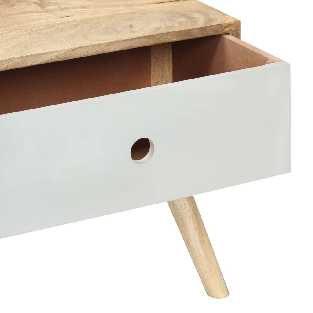 Salontafel 90x50x40 cm massief mangohout is nu te koop bij PeponiXL, paradijselijk wonen!