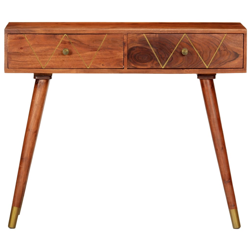 Wandtafel 90x35x76 cm massief acaciahout is nu te koop bij PeponiXL, paradijselijk wonen!