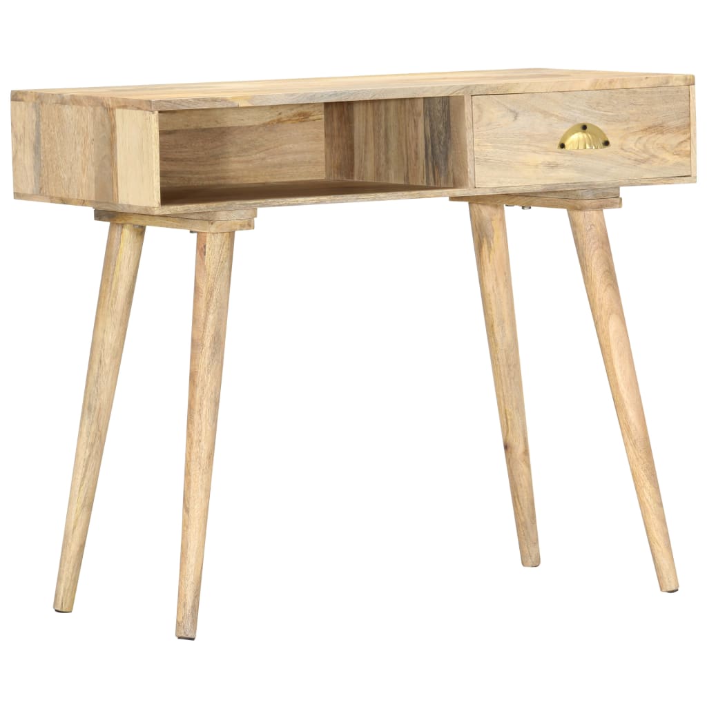 Wandtafel 90x45x75 cm massief mangohout is nu te koop bij PeponiXL, paradijselijk wonen!