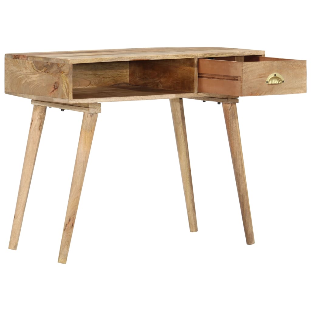 Wandtafel 90x45x75 cm massief mangohout is nu te koop bij PeponiXL, paradijselijk wonen!