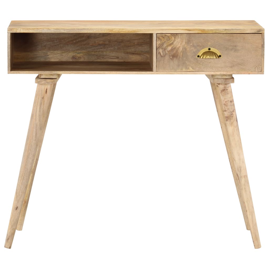 Wandtafel 90x45x75 cm massief mangohout is nu te koop bij PeponiXL, paradijselijk wonen!