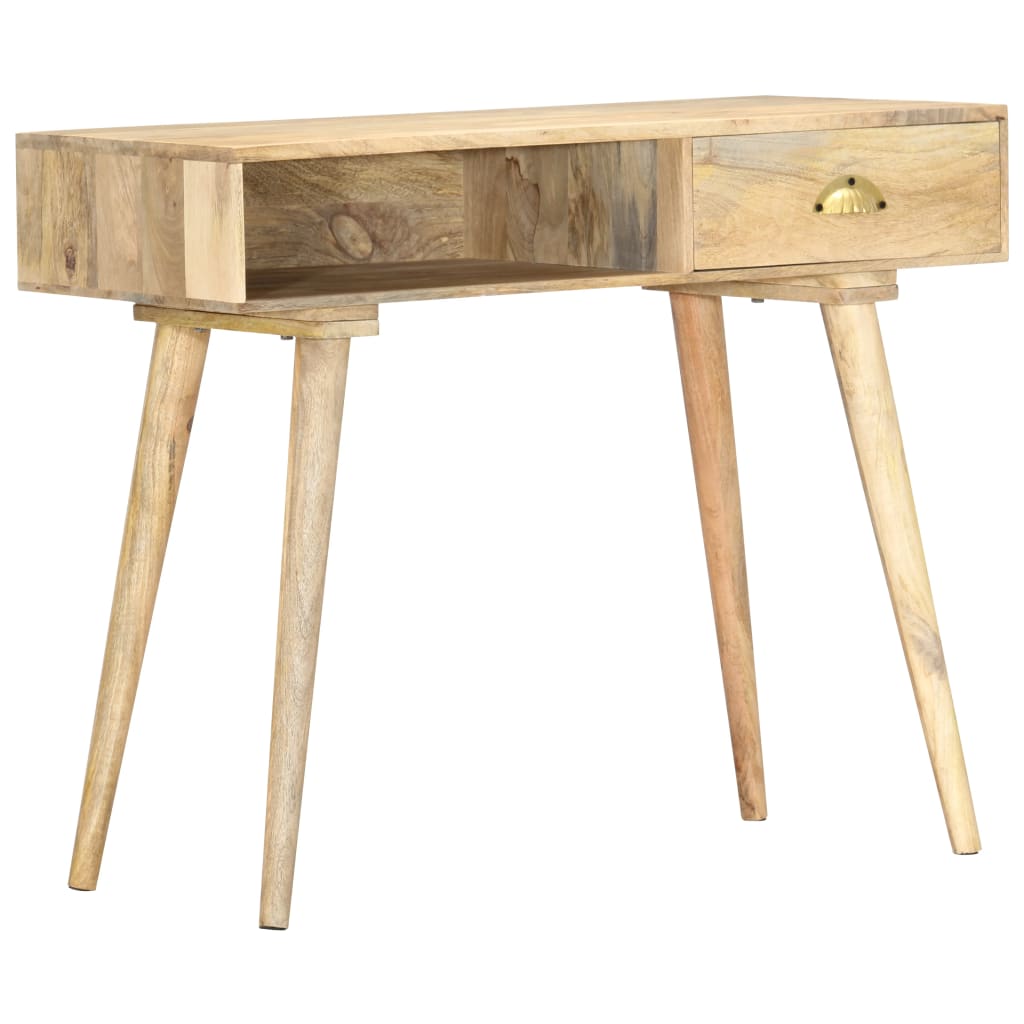 Wandtafel 90x45x75 cm massief mangohout is nu te koop bij PeponiXL, paradijselijk wonen!