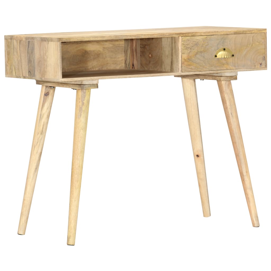 Wandtafel 90x45x75 cm massief mangohout is nu te koop bij PeponiXL, paradijselijk wonen!