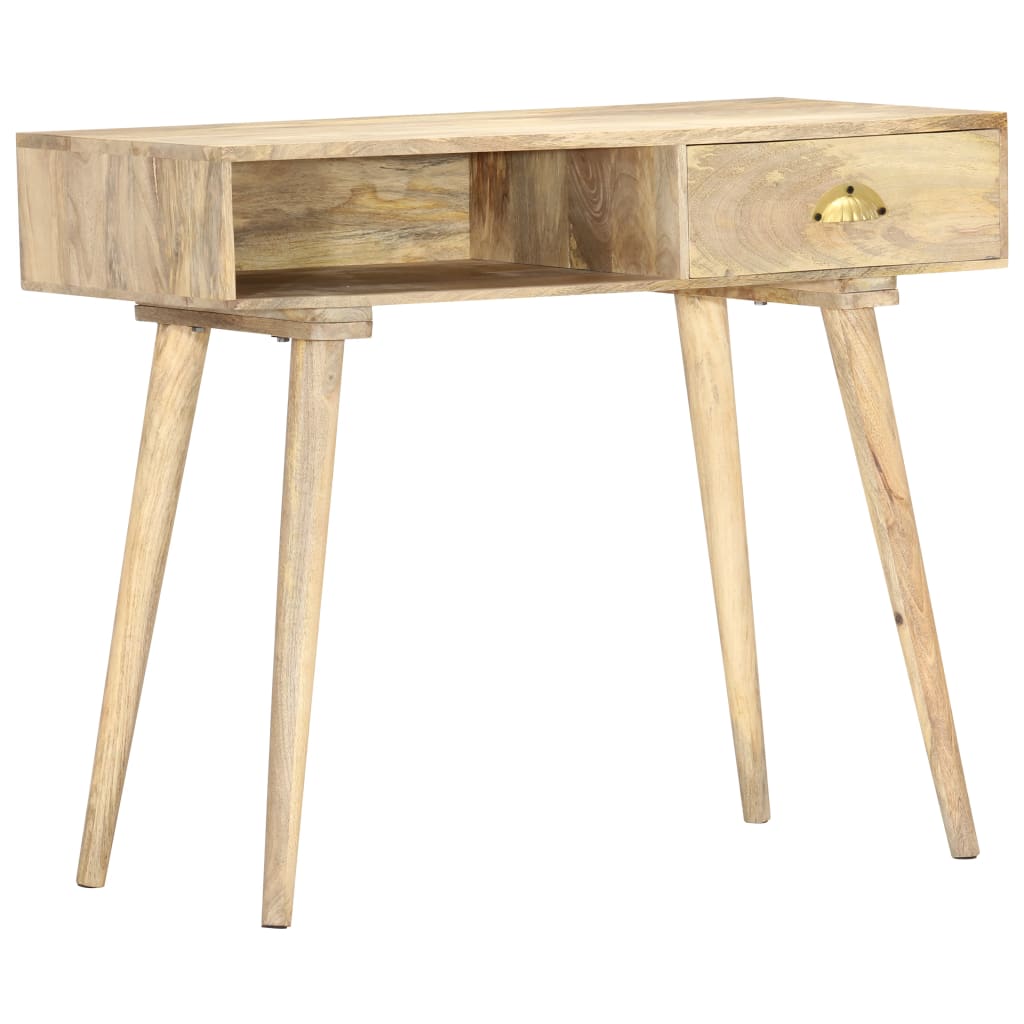 Wandtafel 90x45x75 cm massief mangohout is nu te koop bij PeponiXL, paradijselijk wonen!