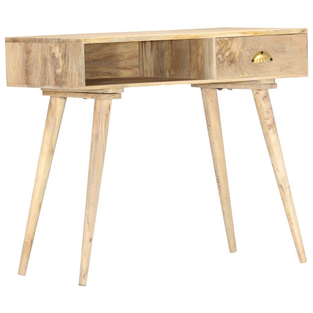 Wandtafel 90x45x75 cm massief mangohout is nu te koop bij PeponiXL, paradijselijk wonen!