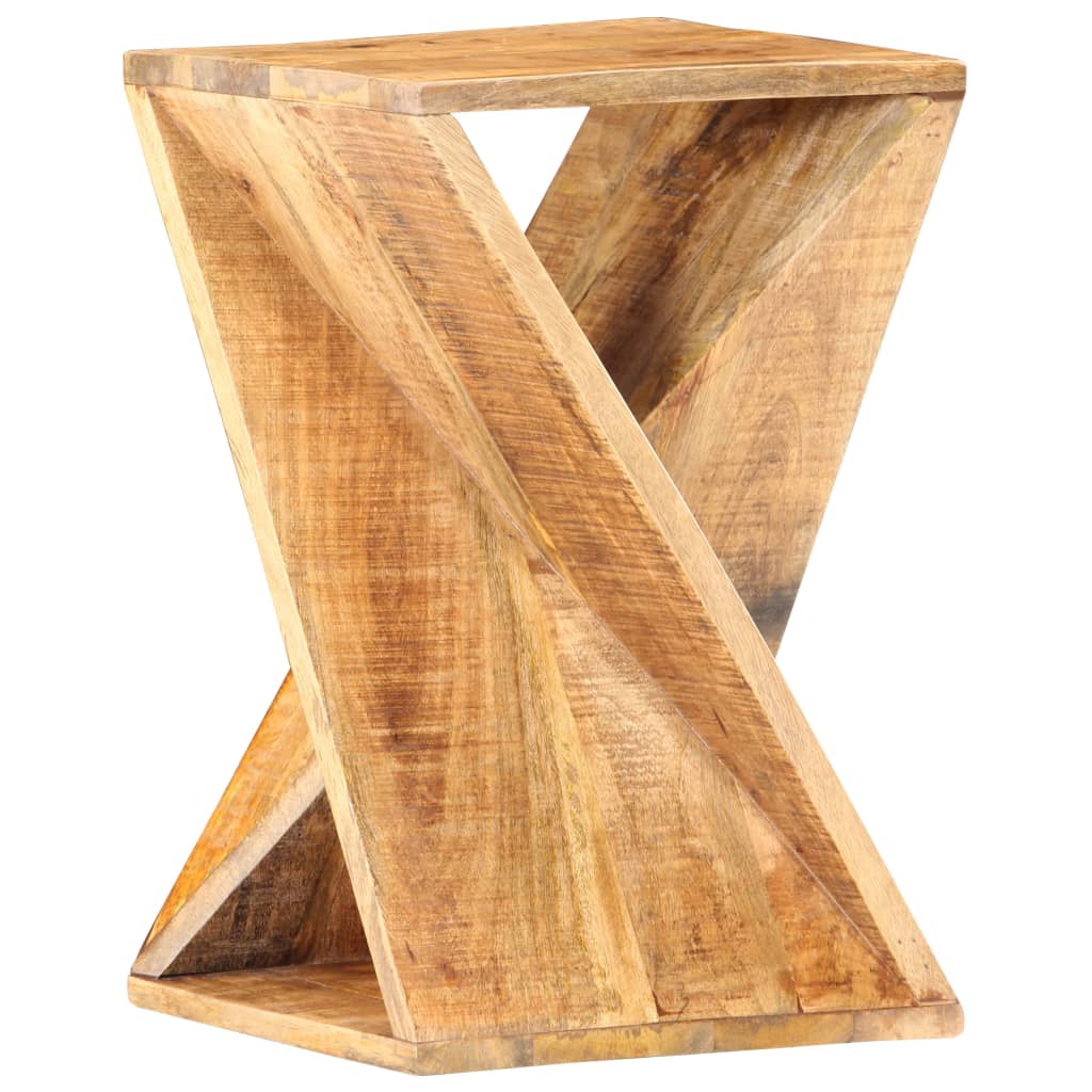 Bijzettafel 35x35x55 cm massief mangohout is nu te koop bij PeponiXL, paradijselijk wonen!