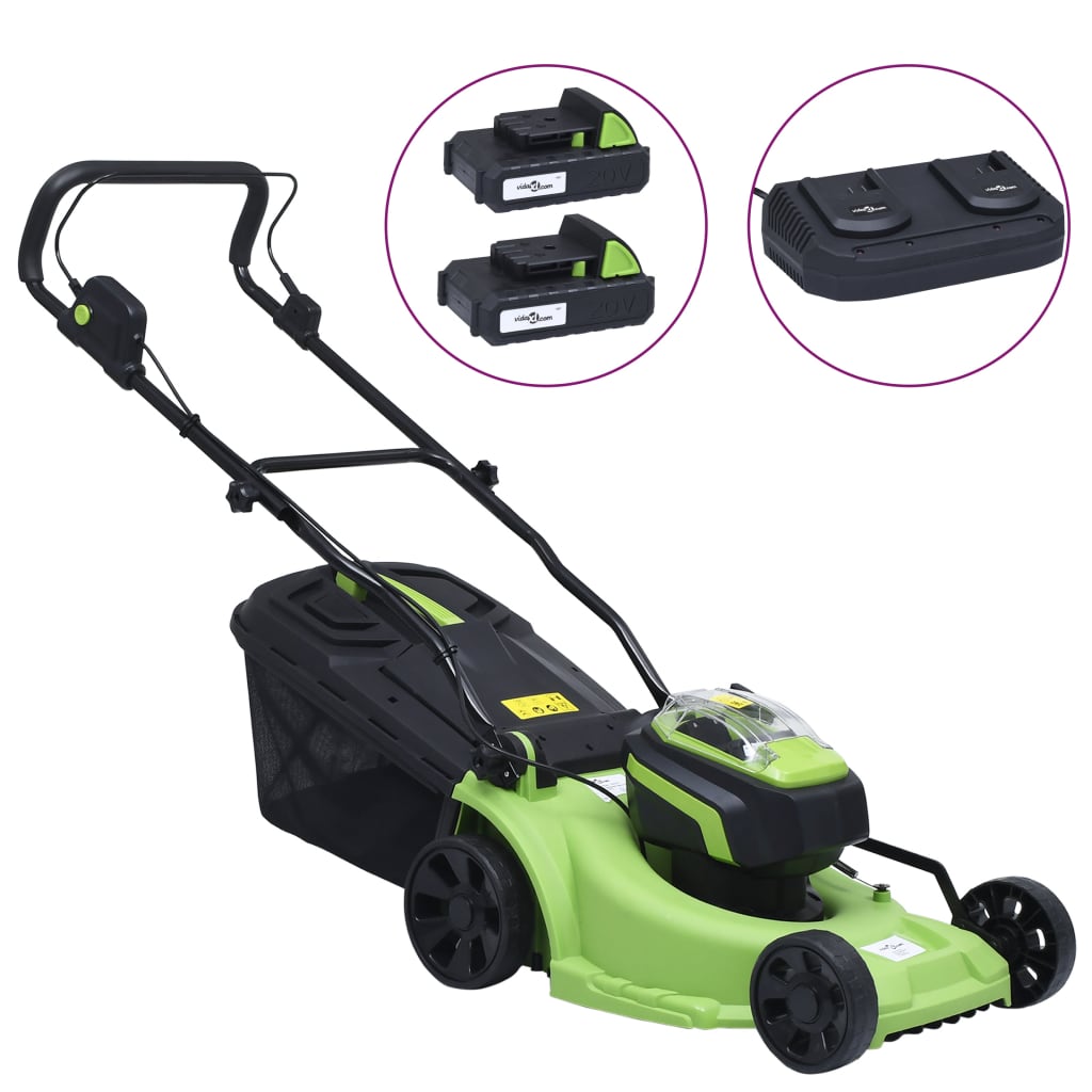 Accugrasmaaier met 2 accu's 20 V 2000 mAh Li-ion is nu te koop bij PeponiXL, paradijselijk wonen!