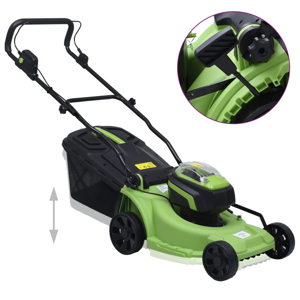 Accugrasmaaier met 2 accu's 20 V 2000 mAh Li-ion is nu te koop bij PeponiXL, paradijselijk wonen!