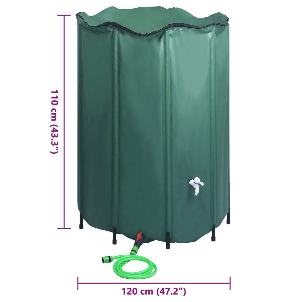 Regenton inklapbaar met tap 1250 L is nu te koop bij PeponiXL, paradijselijk wonen!