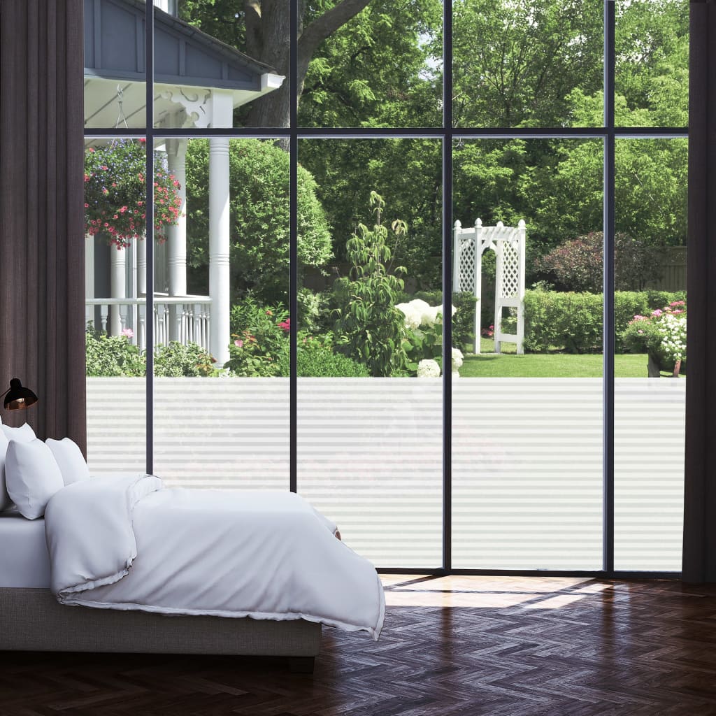Raamfolie strepenpatroon mat 0,9x100 m PVC is nu te koop bij PeponiXL, paradijselijk wonen!