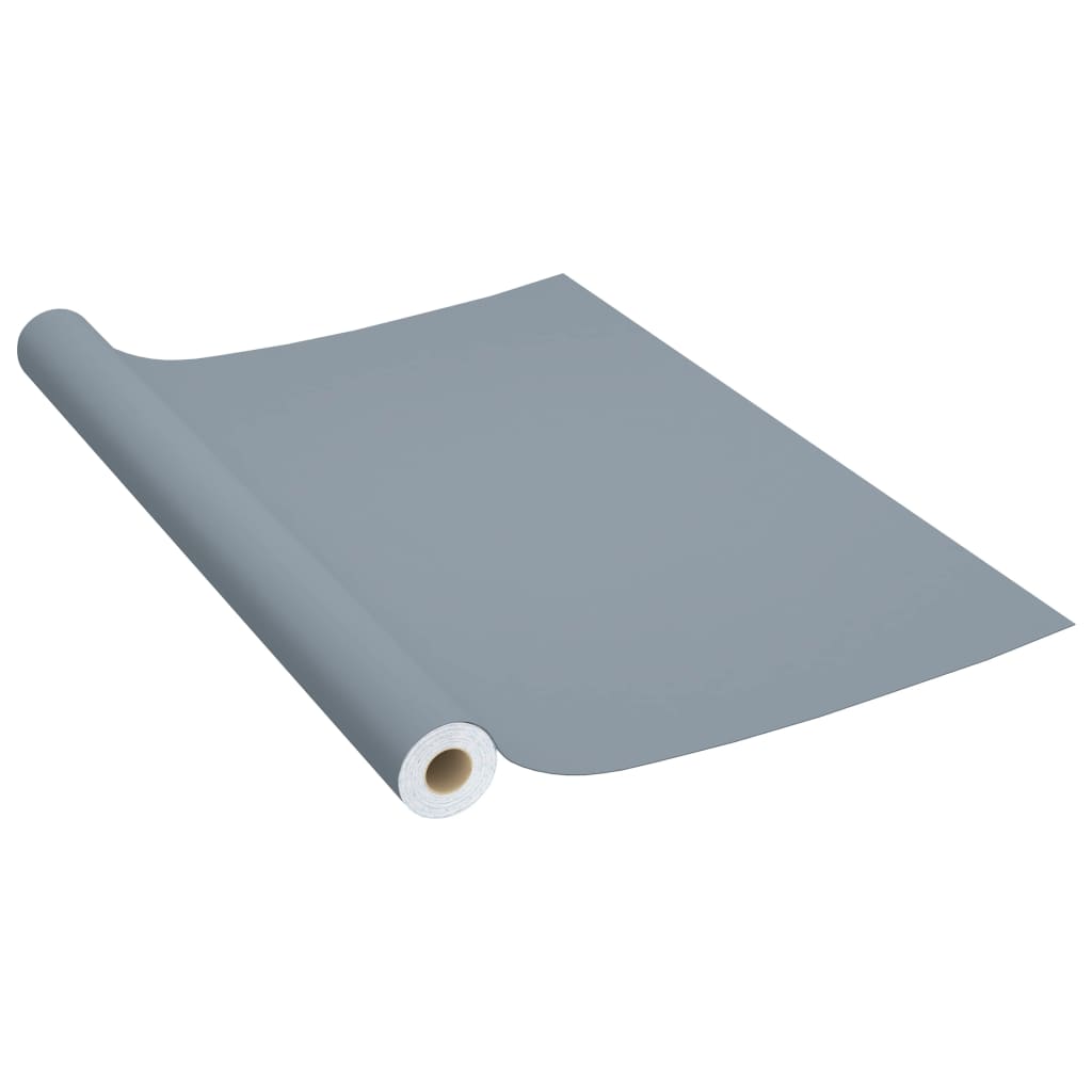 Meubelfolie zelfklevend 500x90 cm PVC grijs is nu te koop bij PeponiXL, paradijselijk wonen!