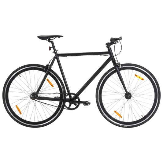 Fiets met vaste versnelling 700 c 51 cm zwart is nu te koop bij PeponiXL, paradijselijk wonen!