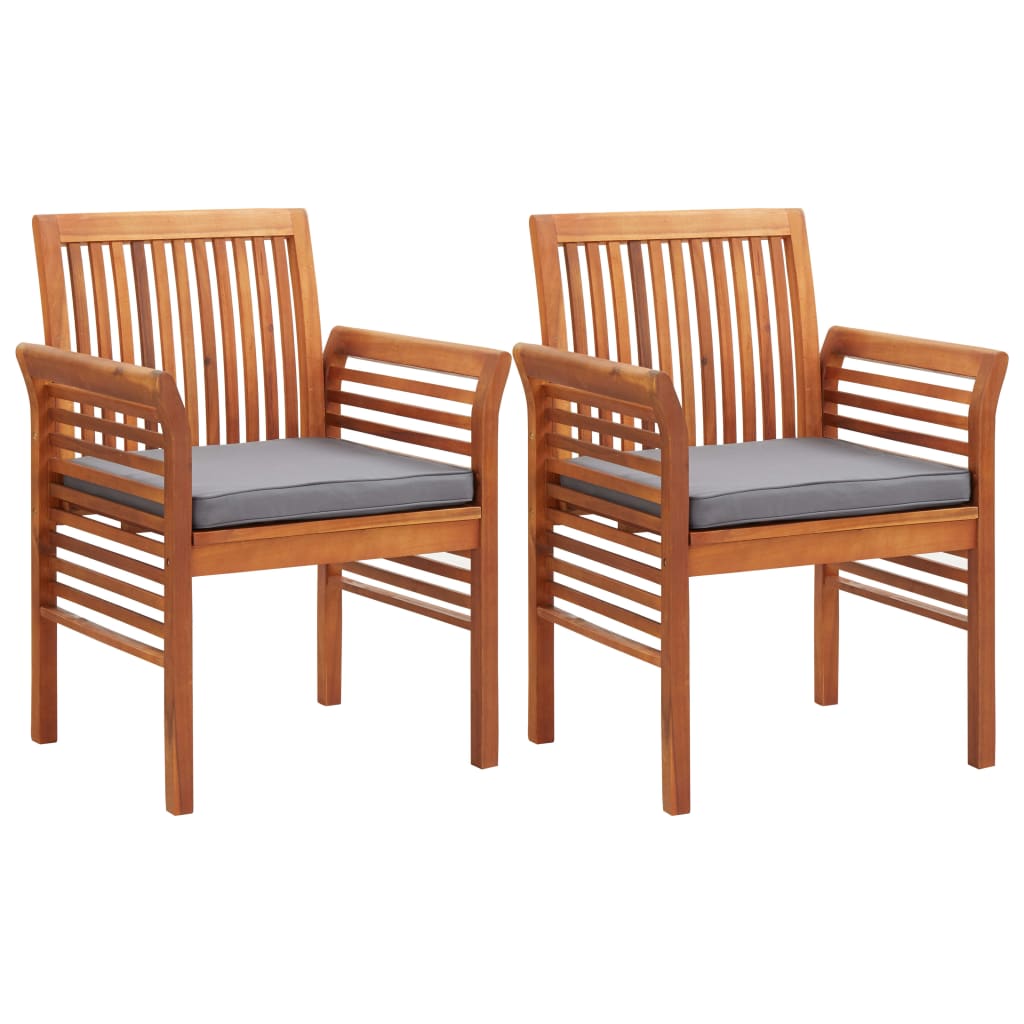 3-delige Tuinset met kussens massief acaciahout is nu te koop bij PeponiXL, paradijselijk wonen!