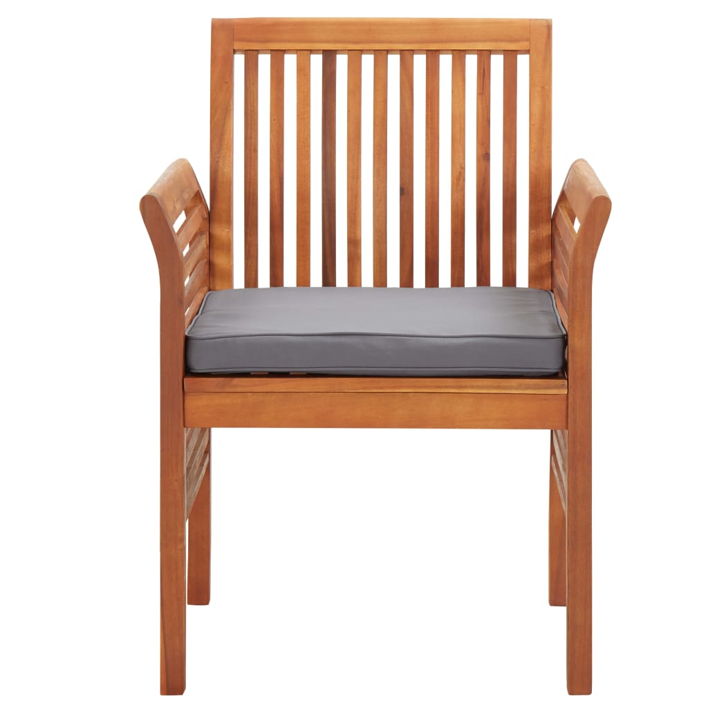 3-delige Tuinset met kussens massief acaciahout is nu te koop bij PeponiXL, paradijselijk wonen!