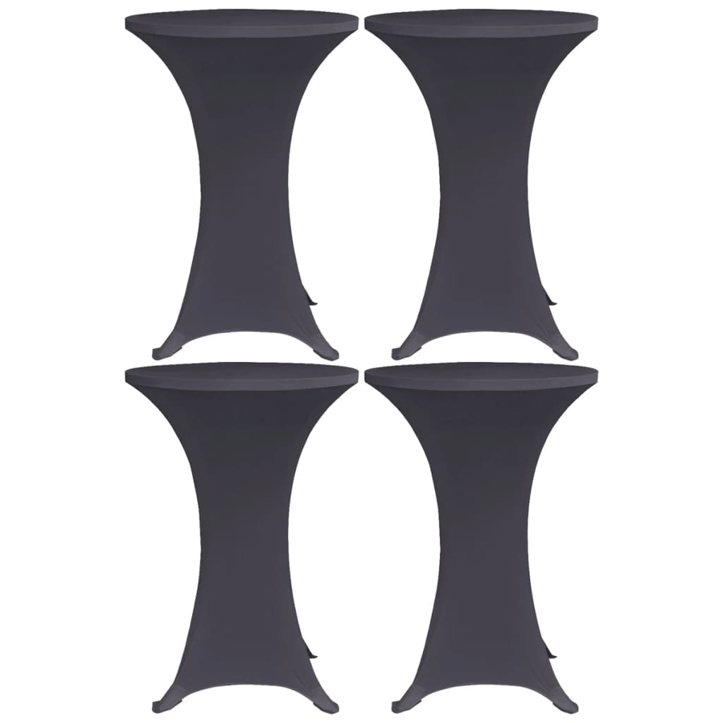 Tafelhoes stretch 4 st 70 cm antraciet is nu te koop bij PeponiXL, paradijselijk wonen!