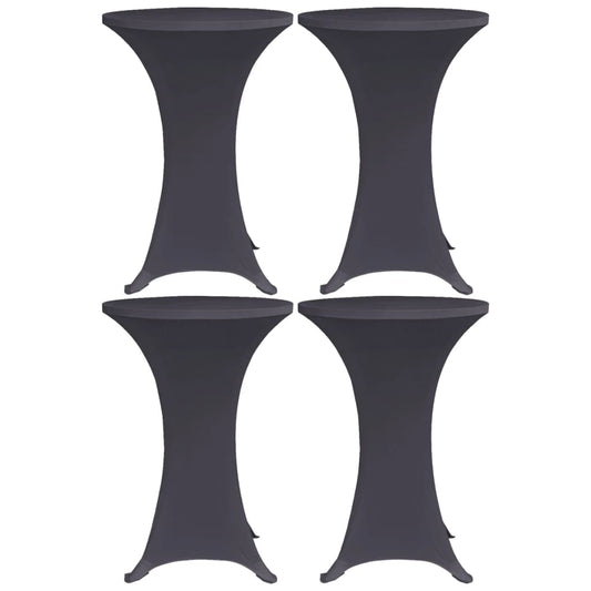 Tafelhoes stretch 4 st 70 cm antraciet is nu te koop bij PeponiXL, paradijselijk wonen!