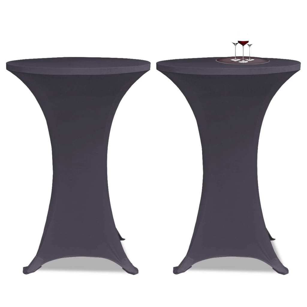 Tafelhoes stretch 4 st 70 cm antraciet is nu te koop bij PeponiXL, paradijselijk wonen!