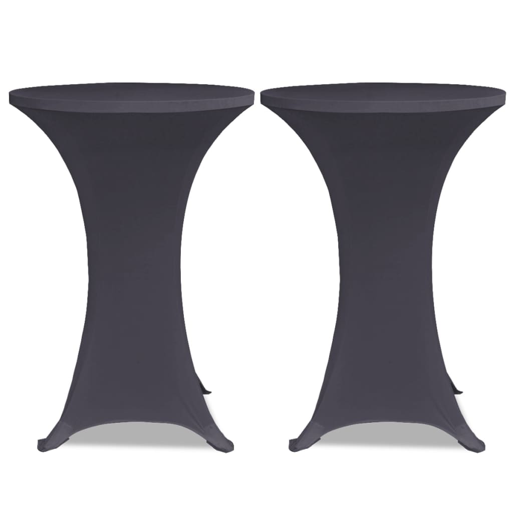 Tafelhoes stretch 4 st 70 cm antraciet is nu te koop bij PeponiXL, paradijselijk wonen!