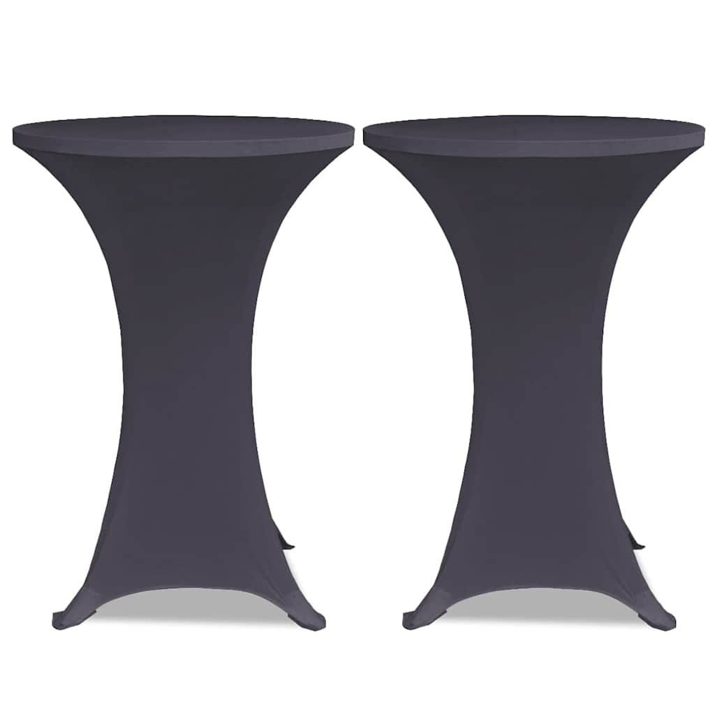 Tafelhoes stretch 4 st 80 cm antraciet is nu te koop bij PeponiXL, paradijselijk wonen!