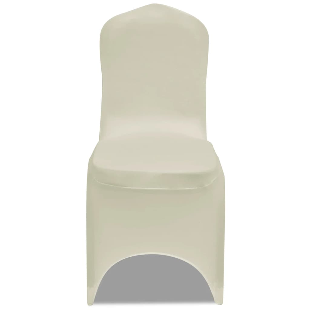 Stoelhoezen stretch 12 st crème is nu te koop bij PeponiXL, paradijselijk wonen!