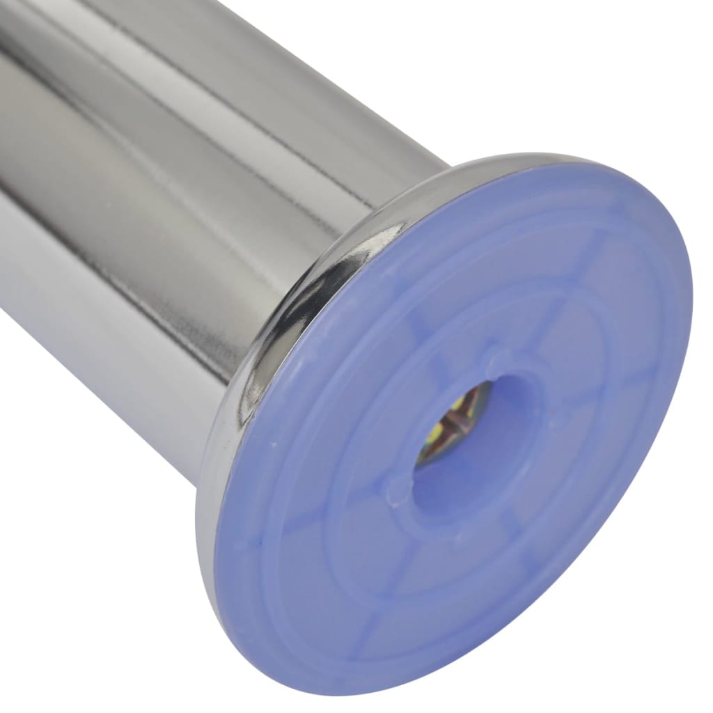Bankpoten rond 8 st 120 mm chroomkleurig is nu te koop bij PeponiXL, paradijselijk wonen!