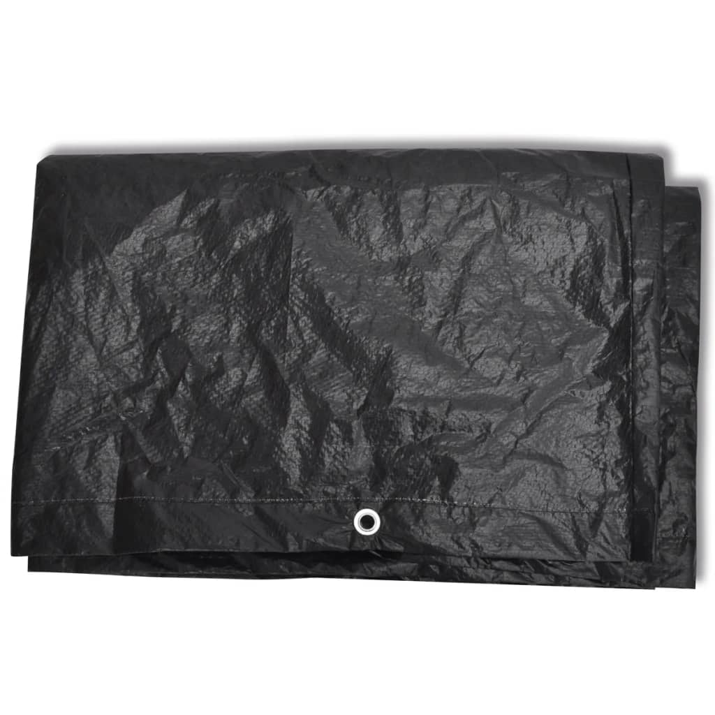 Tuinmeubelhoezen poly rattan 2 st 8-persoons 229x113 cm is nu te koop bij PeponiXL, paradijselijk wonen!