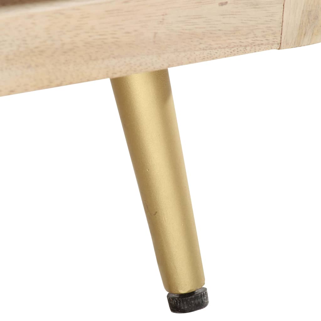 Salontafel 90x45x40 cm massief mangohout is nu te koop bij PeponiXL, paradijselijk wonen!