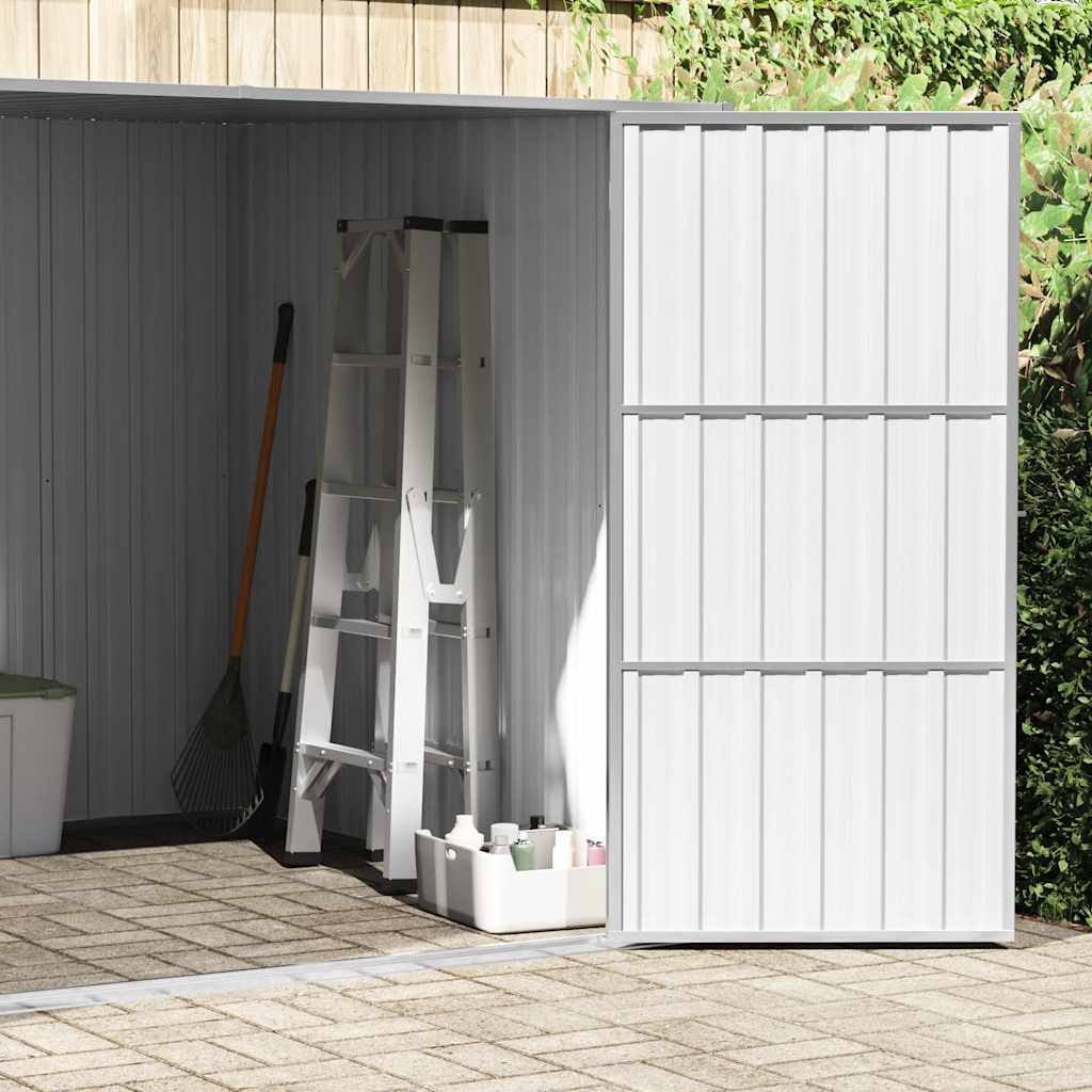 Tuinschuur 195x198x159 cm gegalvaniseerd staal antraciet is nu te koop bij PeponiXL, paradijselijk wonen!