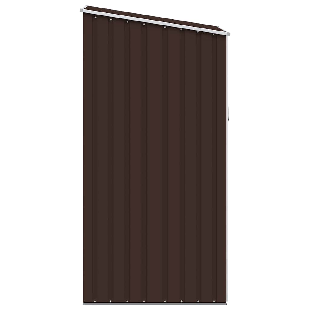 Tuinschuur 87x98x159 cm gegalvaniseerd staal bruin is nu te koop bij PeponiXL, paradijselijk wonen!