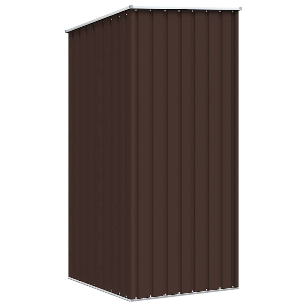 Tuinschuur 87x98x159 cm gegalvaniseerd staal bruin is nu te koop bij PeponiXL, paradijselijk wonen!