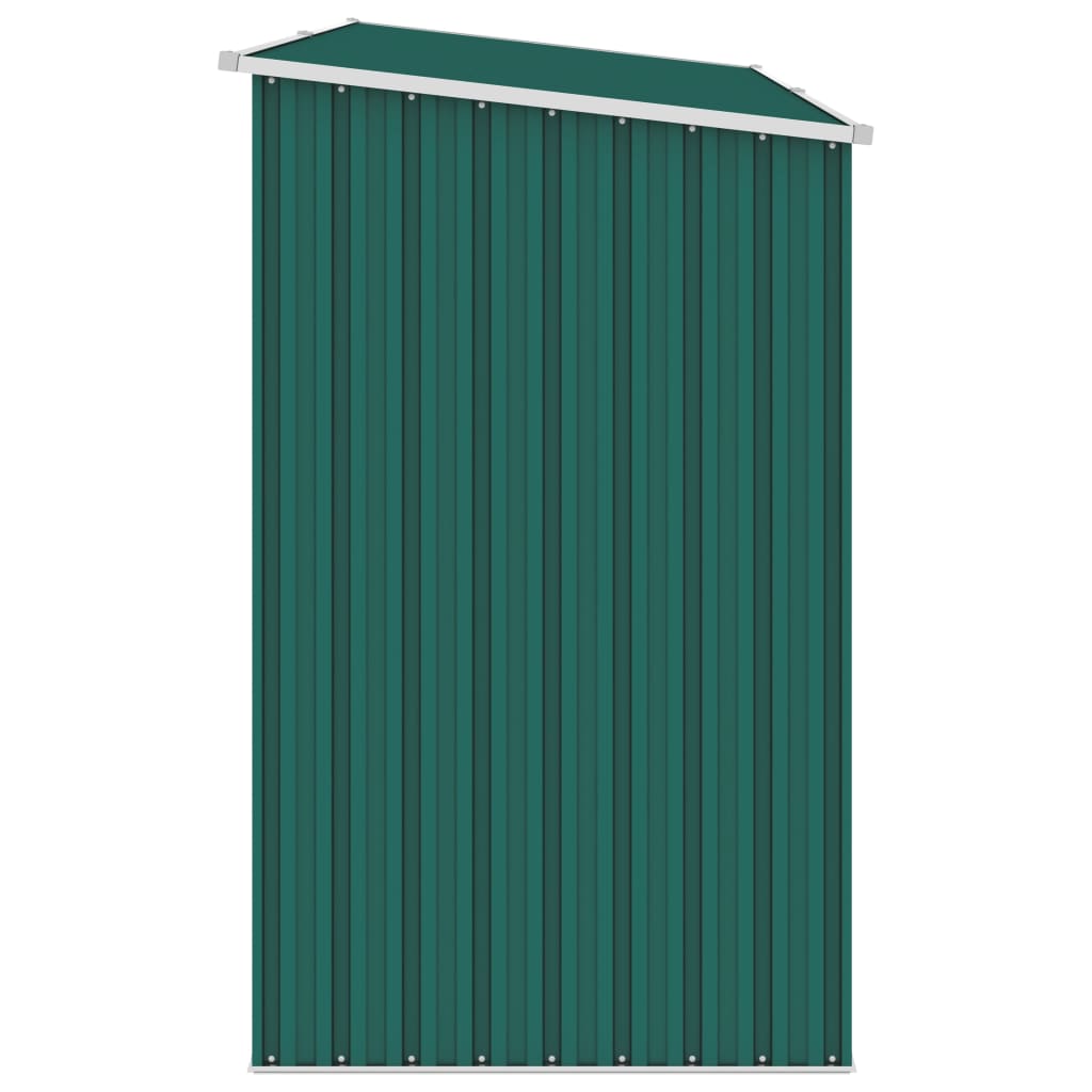 Brandhoutschuur 245x98x159 cm gegalvaniseerd staal groen is nu te koop bij PeponiXL, paradijselijk wonen!