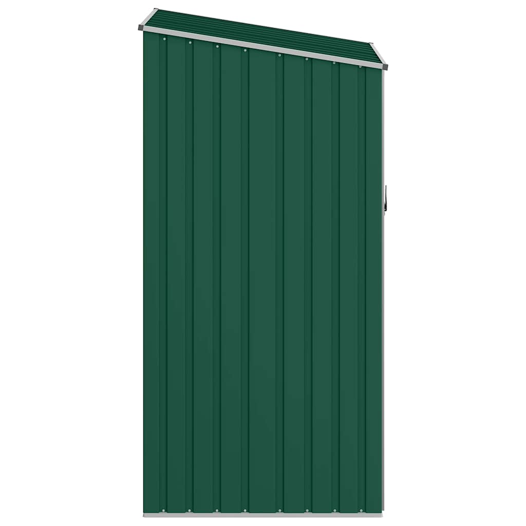 Brandhoutschuur 245x98x159 cm gegalvaniseerd staal groen is nu te koop bij PeponiXL, paradijselijk wonen!