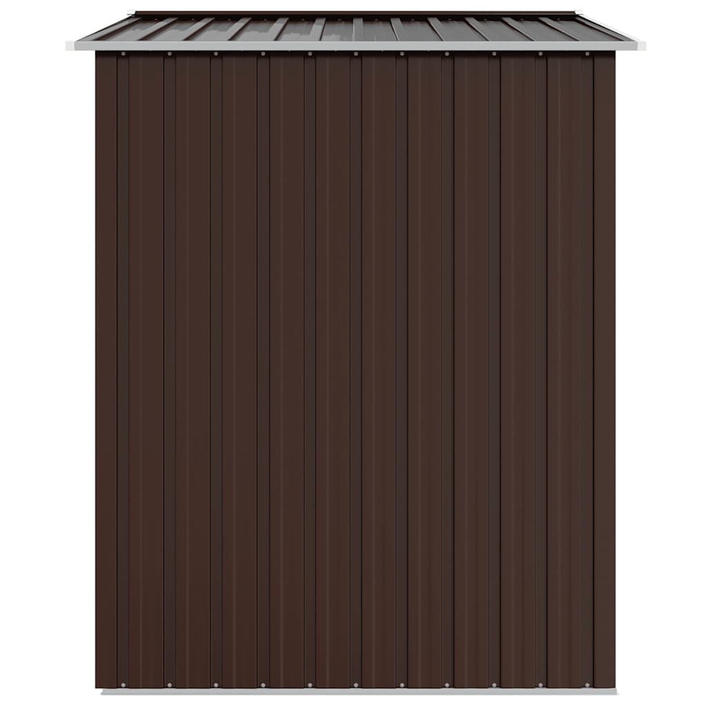 Tuinschuur 205x129x183 cm gegalvaniseerd staal bruin is nu te koop bij PeponiXL, paradijselijk wonen!