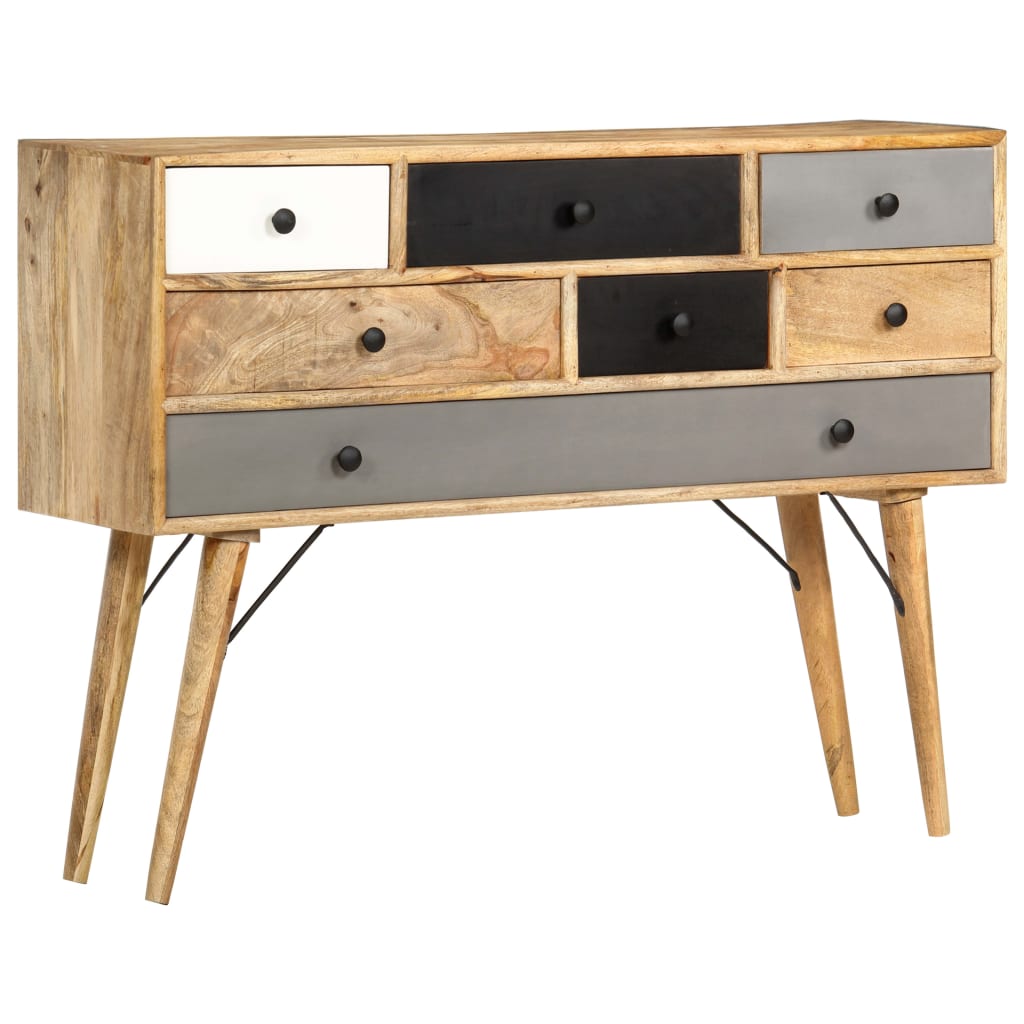 Dressoir 110x30x82 cm massief mangohout is nu te koop bij PeponiXL, paradijselijk wonen!