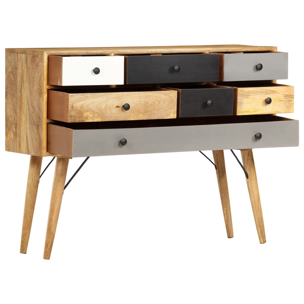 Dressoir 110x30x82 cm massief mangohout is nu te koop bij PeponiXL, paradijselijk wonen!