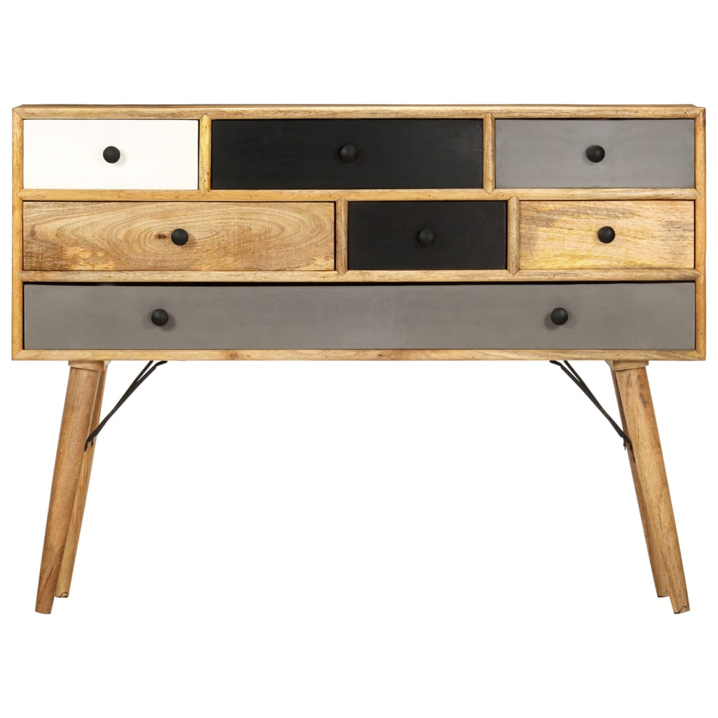Dressoir 110x30x82 cm massief mangohout is nu te koop bij PeponiXL, paradijselijk wonen!