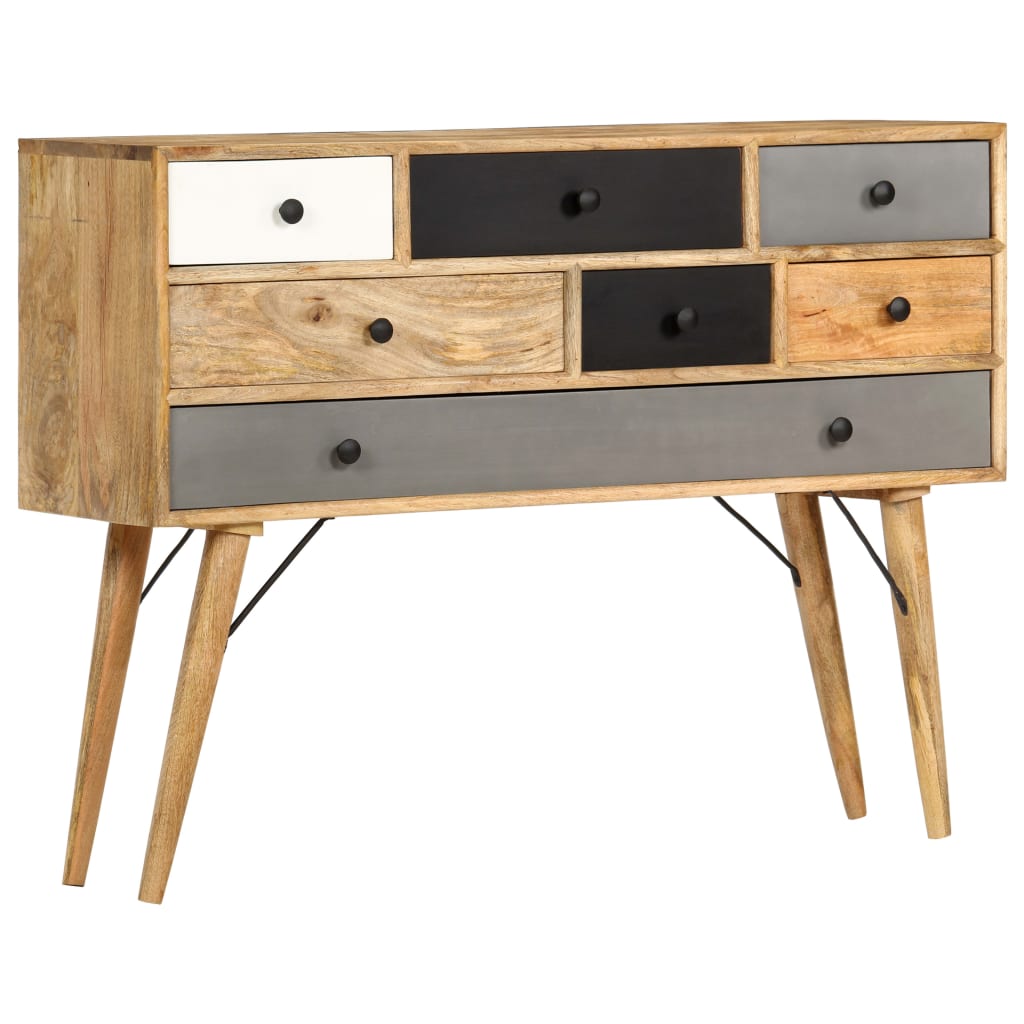 Dressoir 110x30x82 cm massief mangohout is nu te koop bij PeponiXL, paradijselijk wonen!