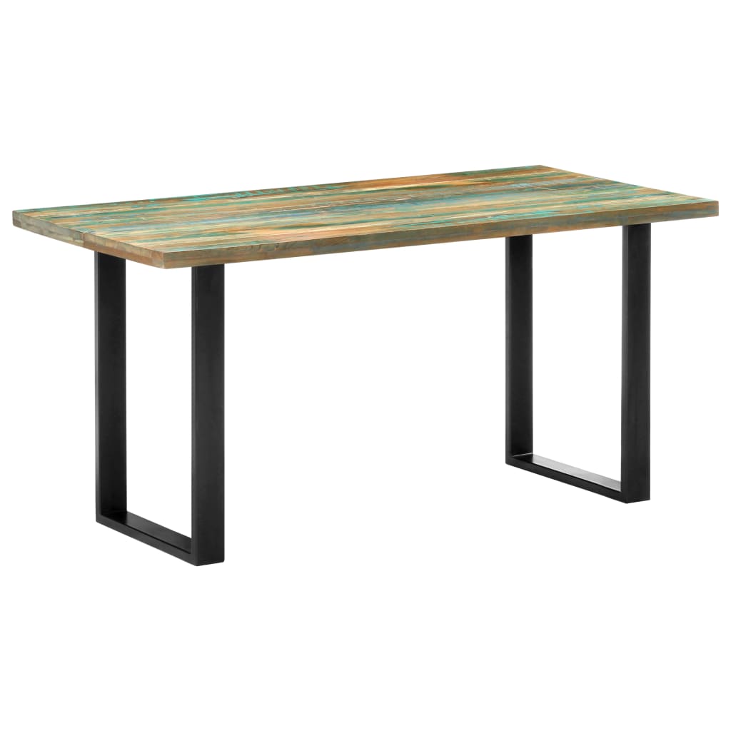 Eettafel 160x80x75 cm massief gerecycled hout is nu te koop bij PeponiXL, paradijselijk wonen!