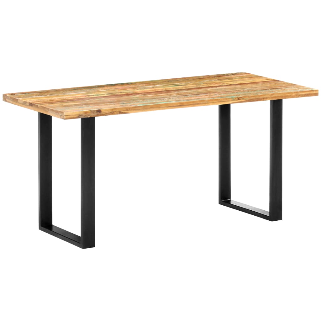 Eettafel 160x80x75 cm massief gerecycled hout is nu te koop bij PeponiXL, paradijselijk wonen!