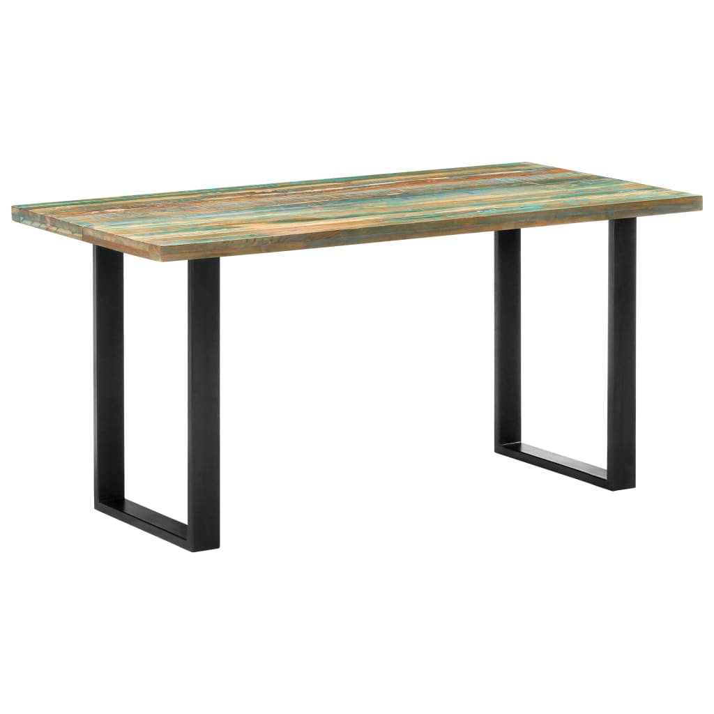 Eettafel 160x80x75 cm massief gerecycled hout is nu te koop bij PeponiXL, paradijselijk wonen!