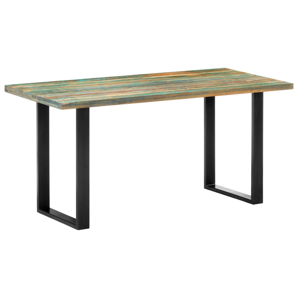 Eettafel 160x80x75 cm massief gerecycled hout is nu te koop bij PeponiXL, paradijselijk wonen!